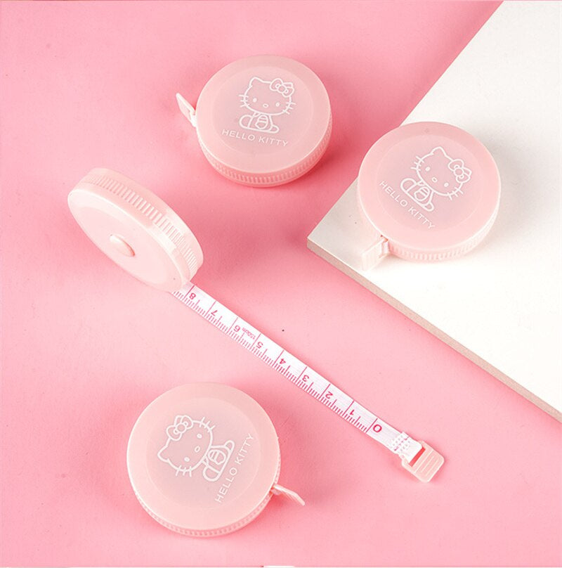 HELLO KITTY AUTOMATIC RETRACTABLE TAPE MEASURE RULER