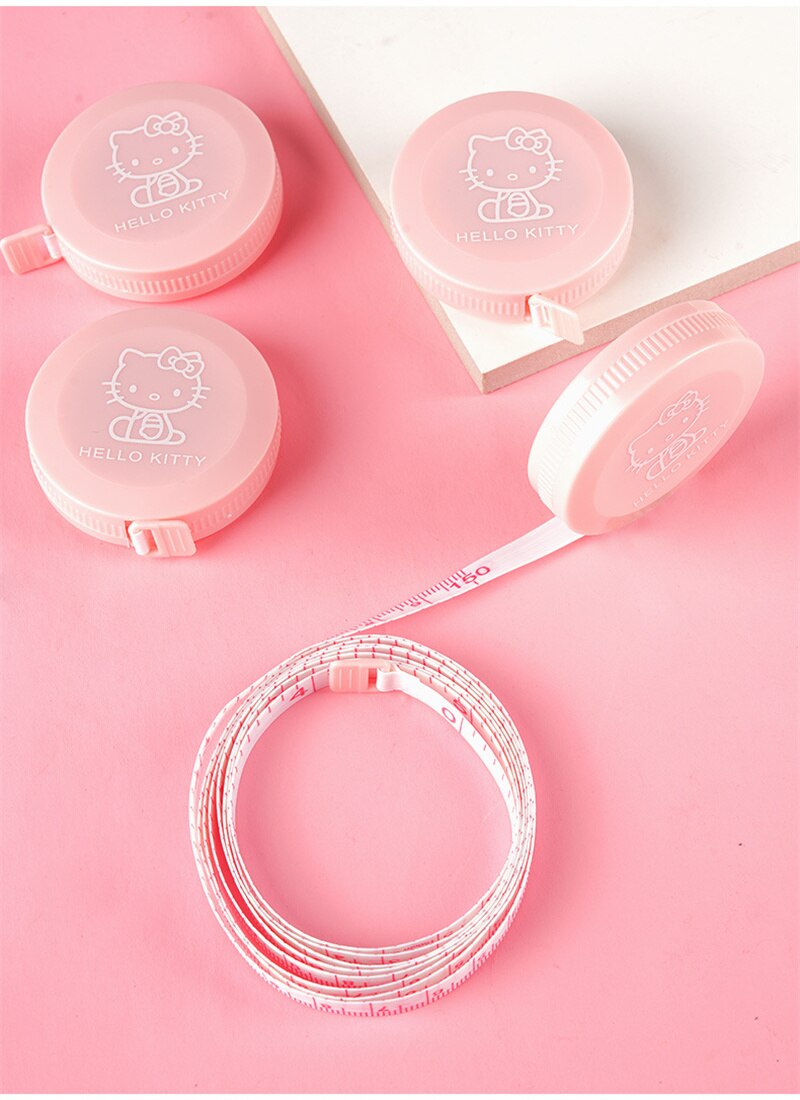 HELLO KITTY AUTOMATIC RETRACTABLE TAPE MEASURE RULER
