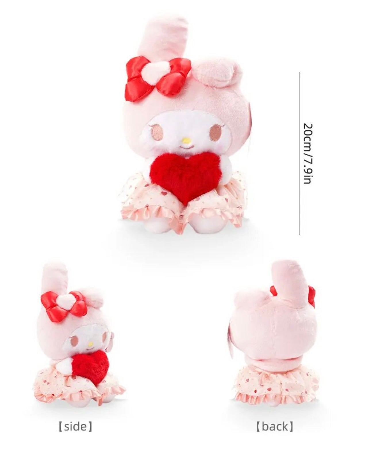 My Melody Heart Plush Doll