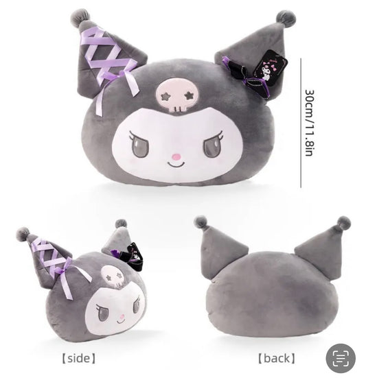 Kuromi Large Lace Up Ear Plush Doll/ Pillow