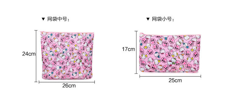 HELLO KITTY 6 PC TRAVEL PACKING CUBE SET